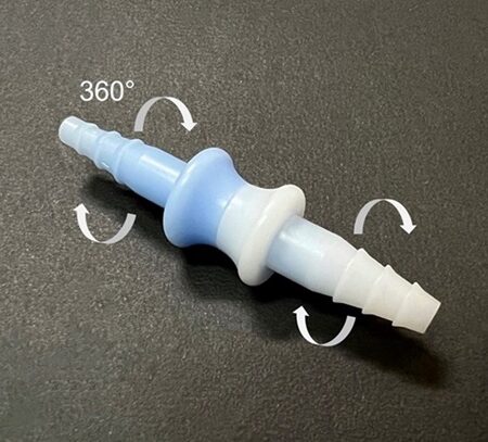 Oxygen Double Swivel Connector
