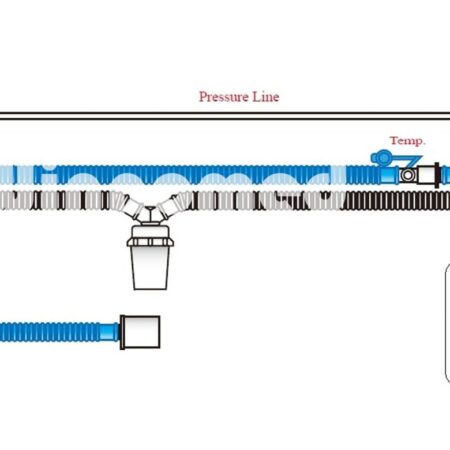 Neonate Single Heated Wire Circuit 嬰兒單加熱呼吸管路
